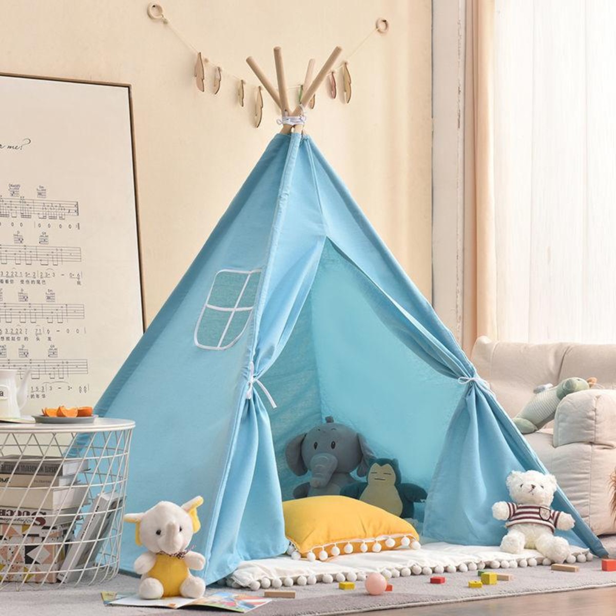 Детская игровая палатка вигвам Kid`s Tent 120 х 100 х 115 см (K 2104)