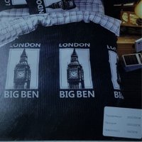 Комплект постельного белья Евро PERFUME сатин 200 х 230 см (34301) Big Ben