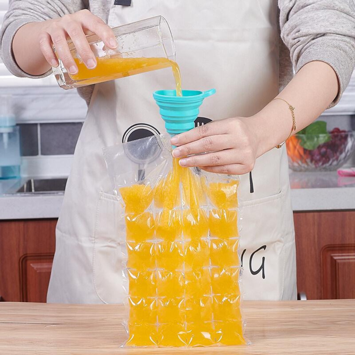 Пакеты для льда Ice Cube Bags на 336 кубиков, пакеты для заморозки льда (R94419)