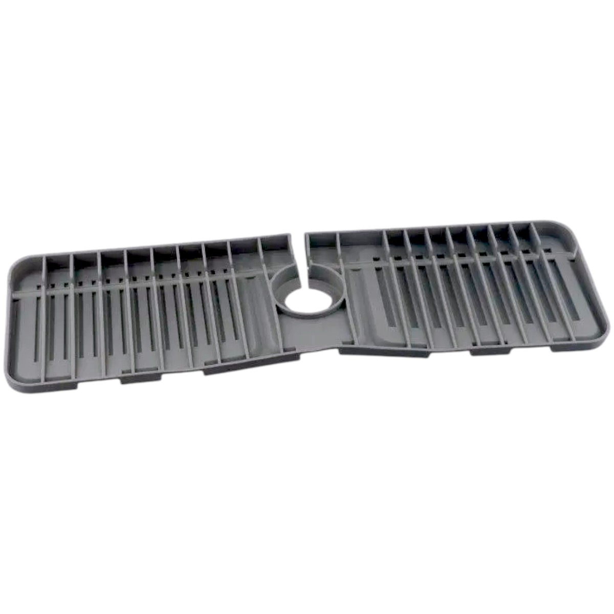 Силиконовый коврик держатель подставка на кран Faucet Drain Pad 37 х 13.5 см (R101207) (Серый)