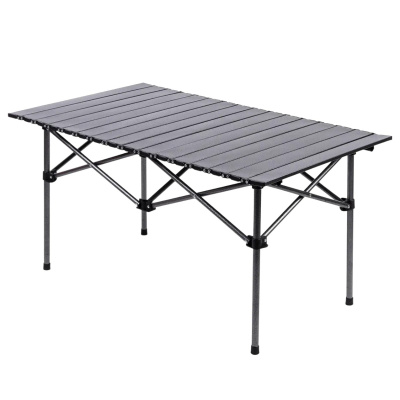 Стол раскладной туристический Folding Table 120 х 55 см (120 FT)  (Черный)