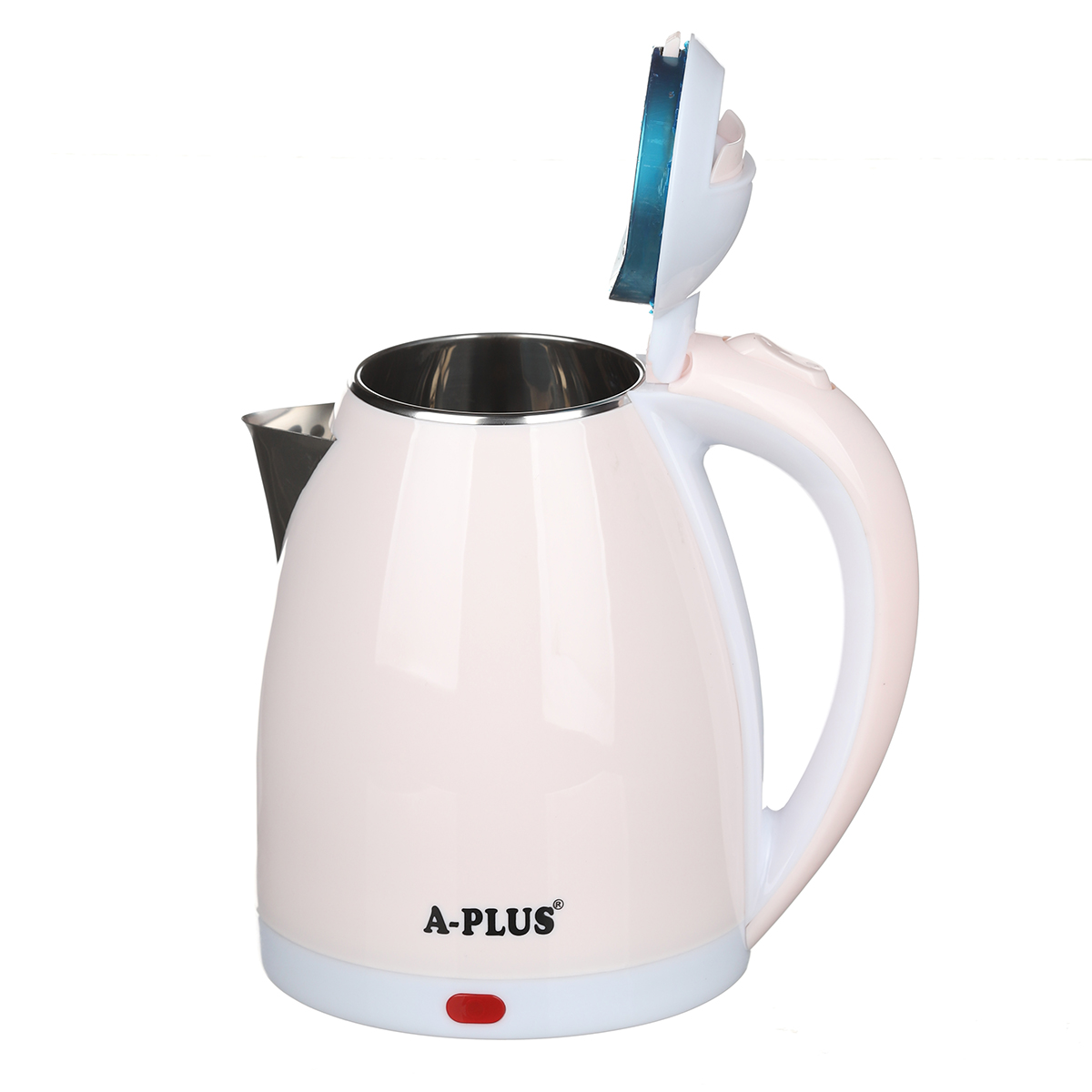 Электрочайник A-PLUS 2.0 л Нержавейка (2128) Кремовый