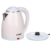 Электрочайник A-PLUS 2,0 л Нержавейка (2128) Оранжевый