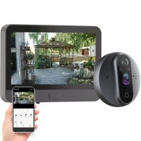 Беспроводной Wi-Fi видеодомофон, дверной глазок Tuya Smart Life (300 PA)