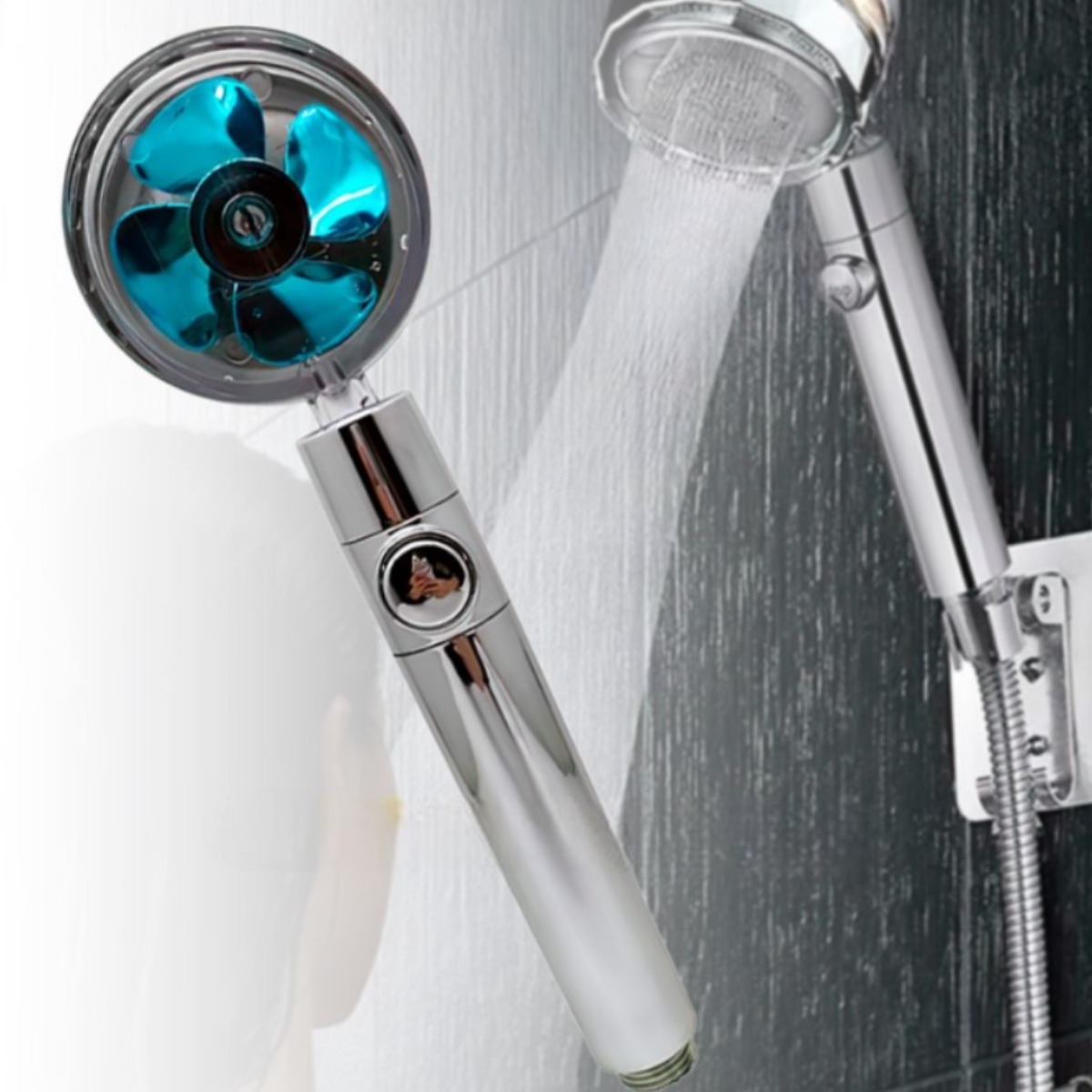 Насадка для душу з вентилятором TURBOCHARGED SHOWER HEAD 