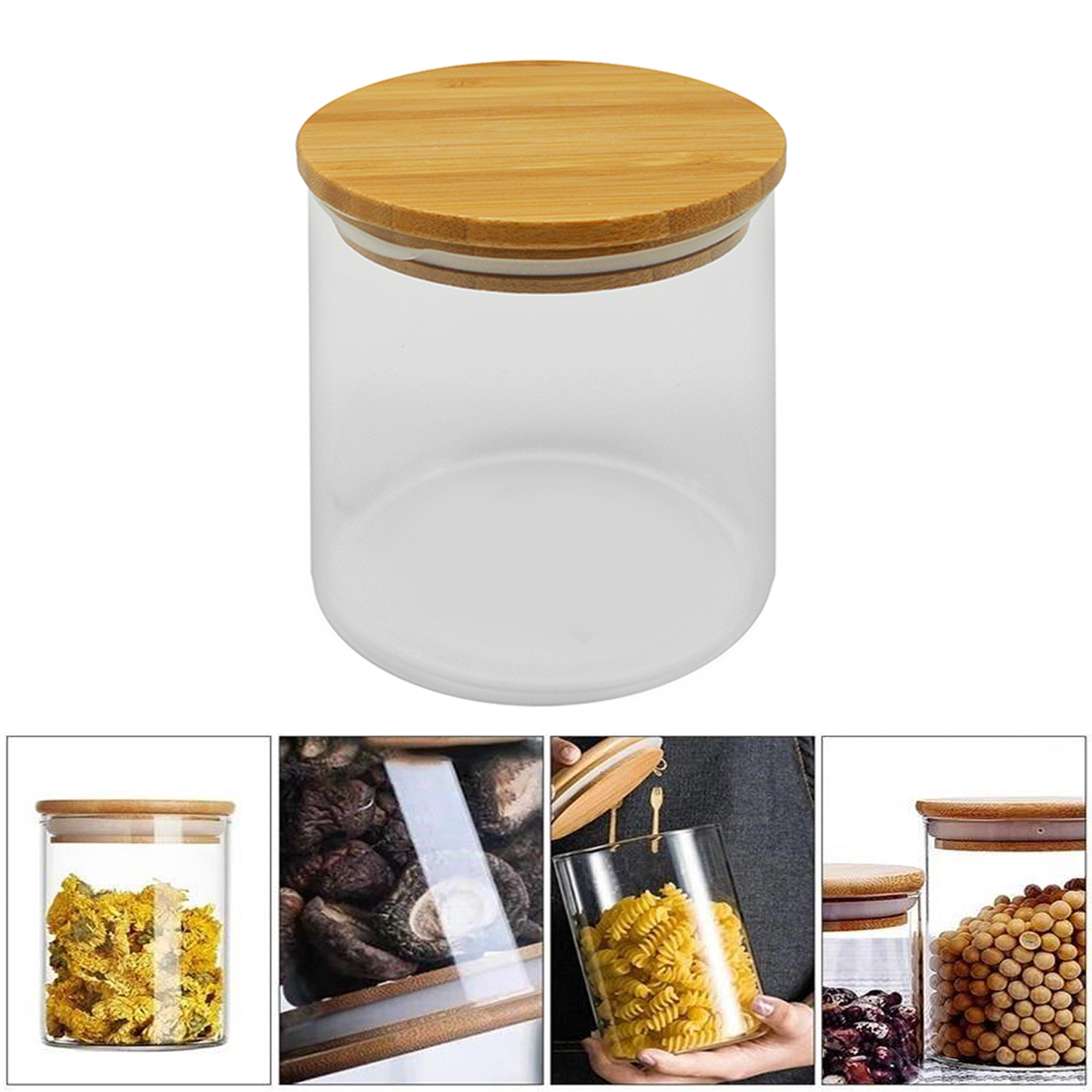 Банка для зберігання Glass Container 500 мл (R29783) Скло