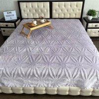 Плед двуспальный пушистый Home textile 