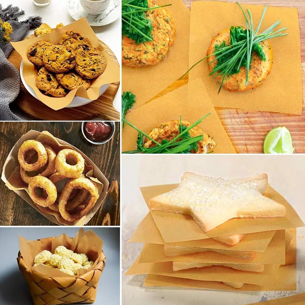 Пергамент листовой для выпечки Baking Paper 25 х 25 см 50 шт (0023)