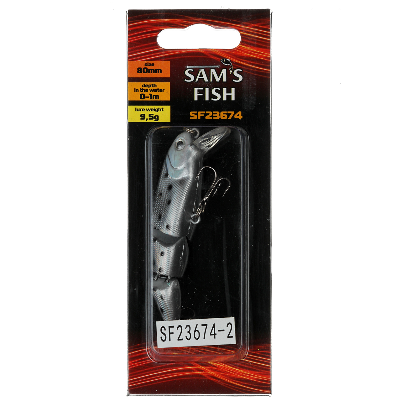 Воблер Sams Fish 80 мм (SF23674-2)