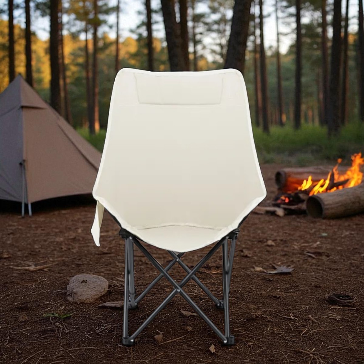 Раскладное туристическое кресло Folding Camping 55 х 46 х 90 см (214 C)