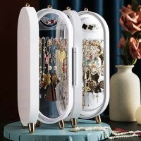 Шкатулка с зеркалом для хранения ювелирных украшений Jewelry Storage Box