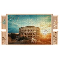 Столик-доска с 4 ящиками для сбора пазлов Puzzle Board