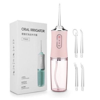 Ирригатор для зубов 230 мл Portable Oral Irrigator (Розовый)