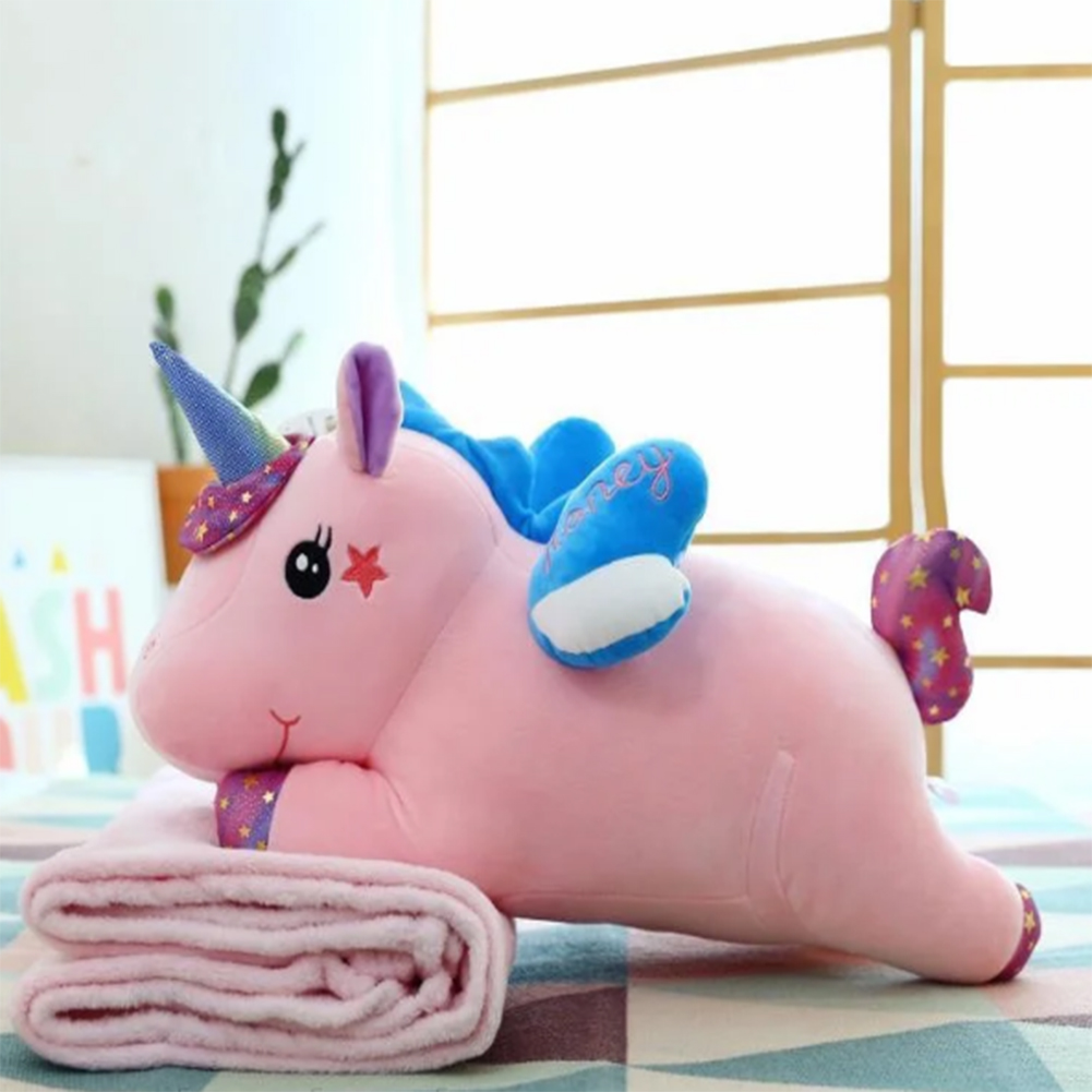 Игрушка плед трансформер 3 в 1 Happy Toys микрофибра (29300) Единорог Звездочка