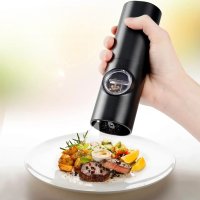 Мельница для специй электрическая с подсветкой Electric Grinder электромельница для соли и перца