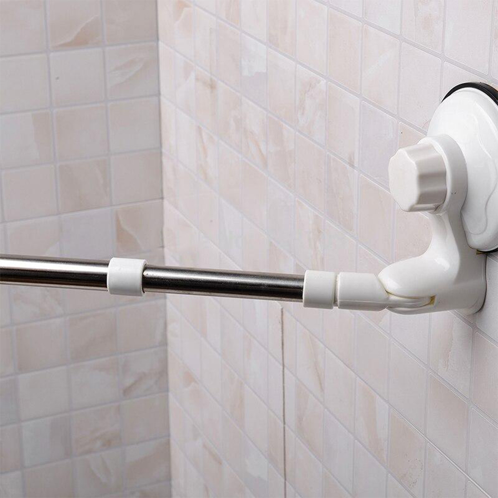 Вешалка для кухни ванной с крючками Telescopic от 60 до 110 см 