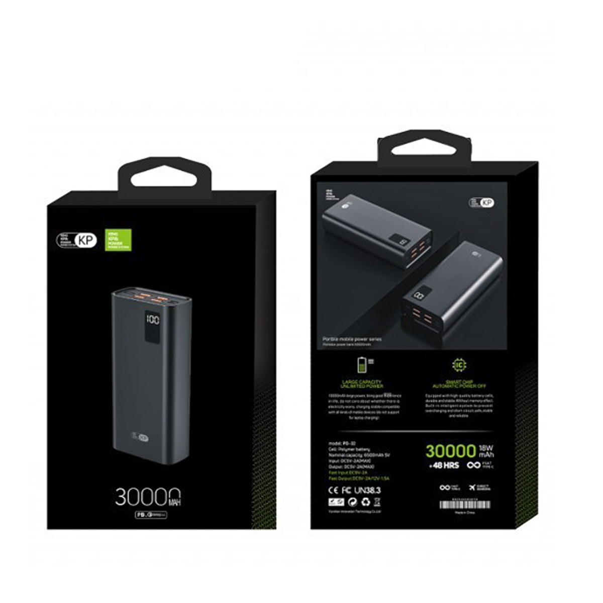 Мобильная зарядка Power Bank KP PD-32 30000 mAh 