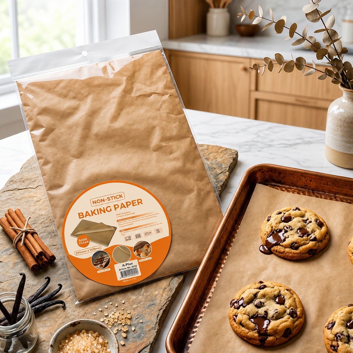 Пергамент листовой для выпечки Baking Paper 28 х 38 см 50 шт (0025)