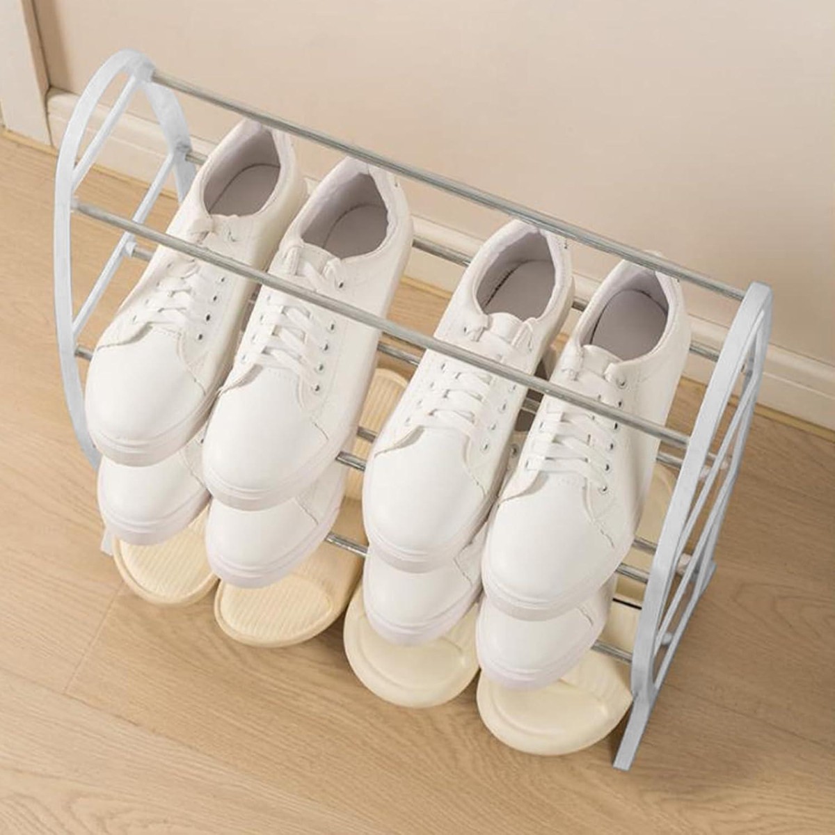 Полка для обуви Shoe Rack 47 х 20 х 53 см 4 полки (R97337) (Белый)