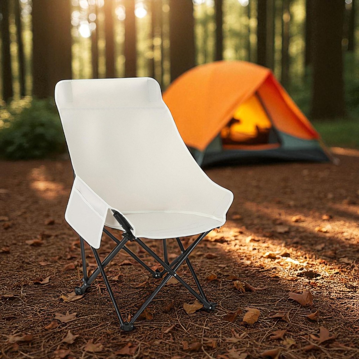 Раскладное туристическое кресло Folding Camping 55 х 46 х 90 см (214 C)