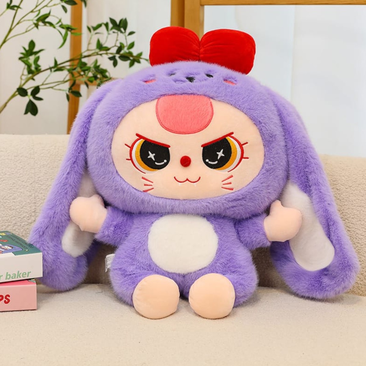 Мягкая игрушка Labubu 3 в 1 с пледом внутри 