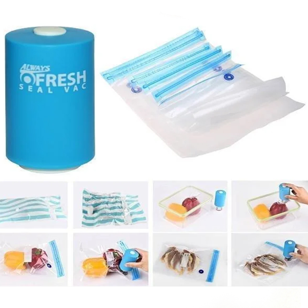 Вакуумний пакувальник з пакетами Always Fresh Sealer Vacuum Food
