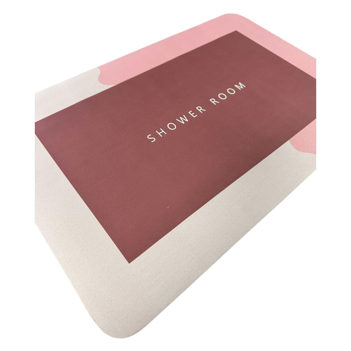 Коврик суперпоглощающий для ванной комнаты Shower Room 50 х 80 см (RD-3061) Прямоугольный (Розовый)