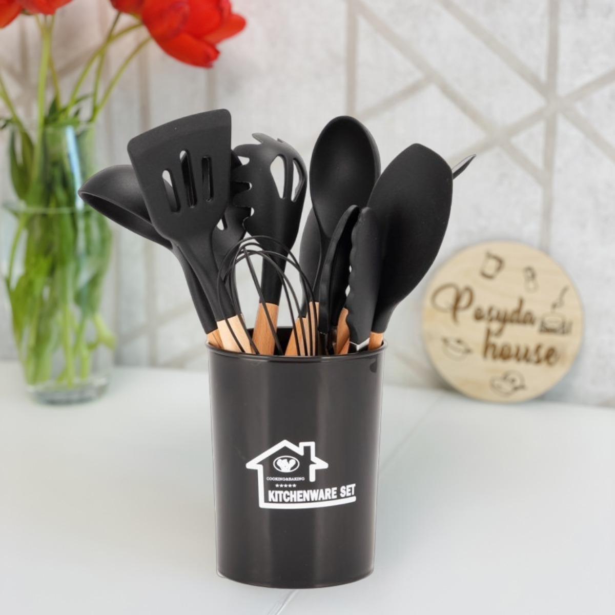 Набір кухонних предметів Kitchenware Set 12 предметів Силікон