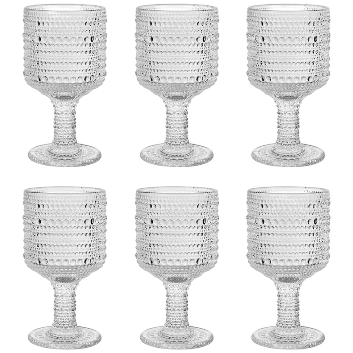 Набор бокалов для вина Glass Ware 6 шт 300 мл (9024)