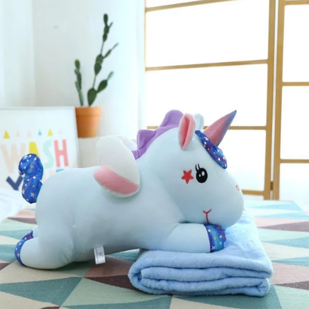 Игрушка плед трансформер 3 в 1 Happy Toys микрофибра (29300) Единорог Звездочка