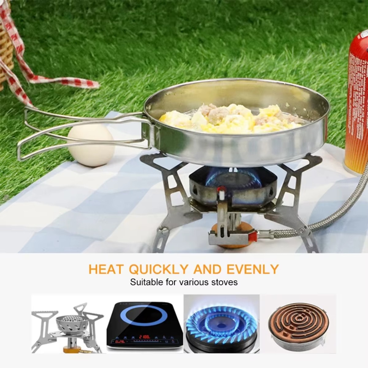 Набір посуду туристичний OUTDOOR CAMP 4 предмета (R30941) 