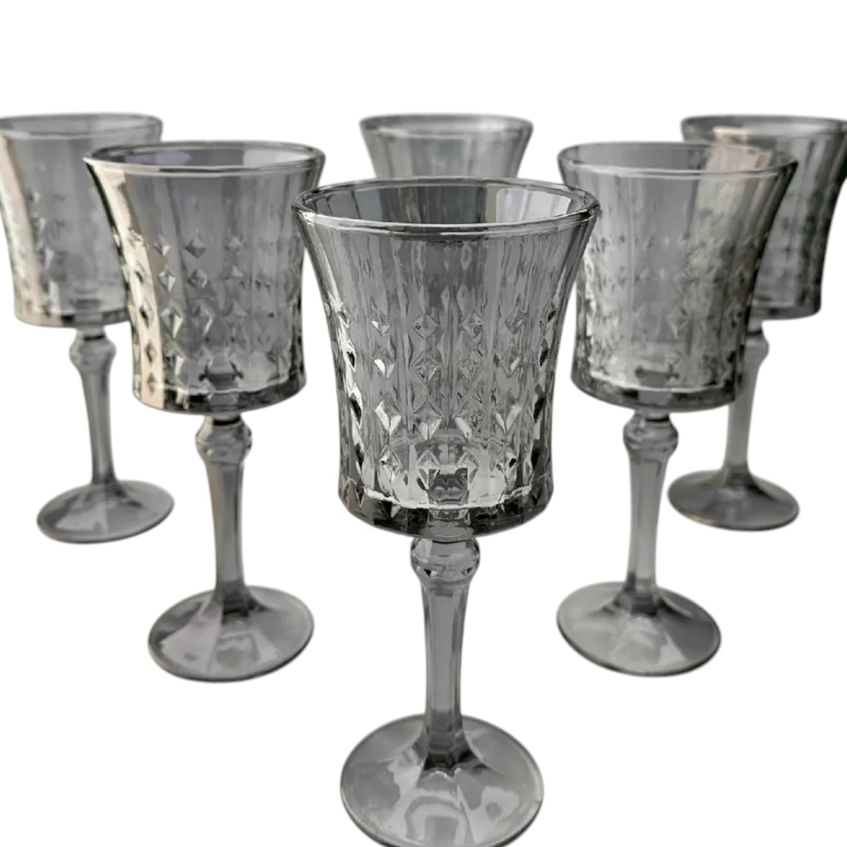 Набір келихів для вина Jiuxiang Glassware 6 шт 180 мл (81H190 JX)