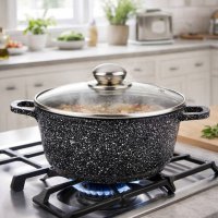 Кастрюля Styleberg 5.8 л (ST-3024) Гранитное покрытие
