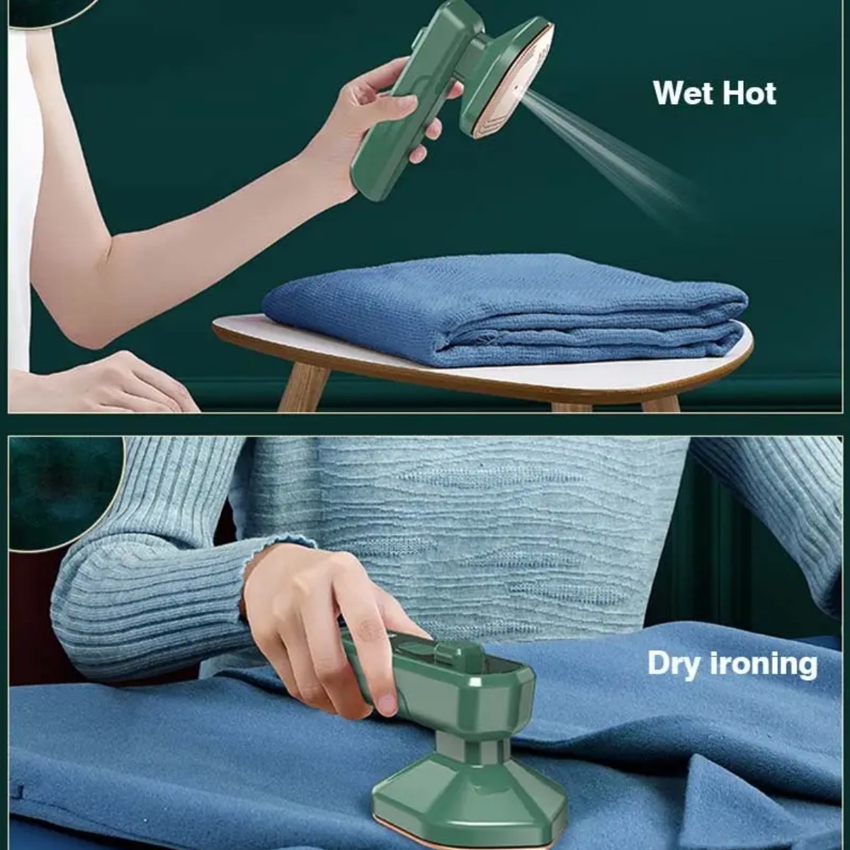 Мини утюг-отпариватель портативный DRY IRON WITH SPRAY 2 в 1