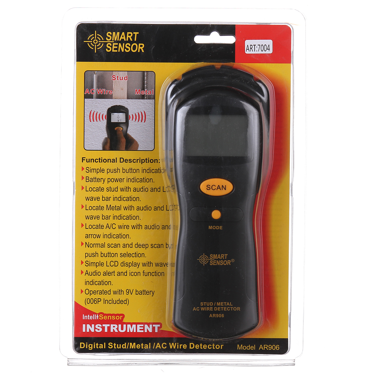 Шукач проводів Smart Sensor AR 906 Digital Metal Detector