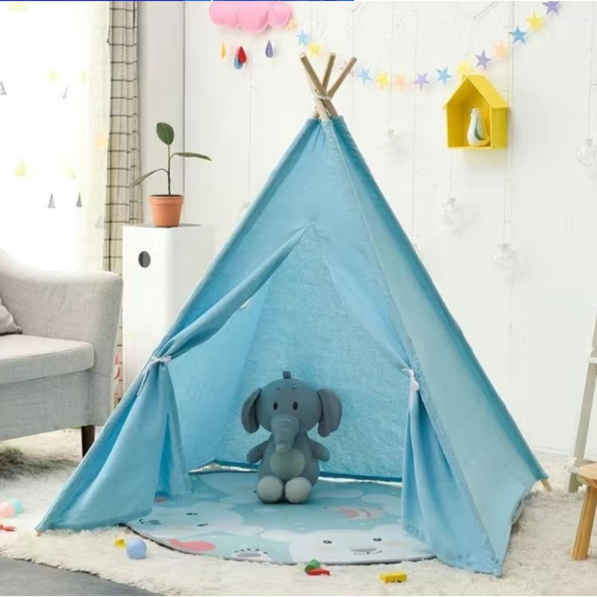Детская игровая палатка вигвам Kid`s Tent 120 х 100 х 115 см (K 2104)