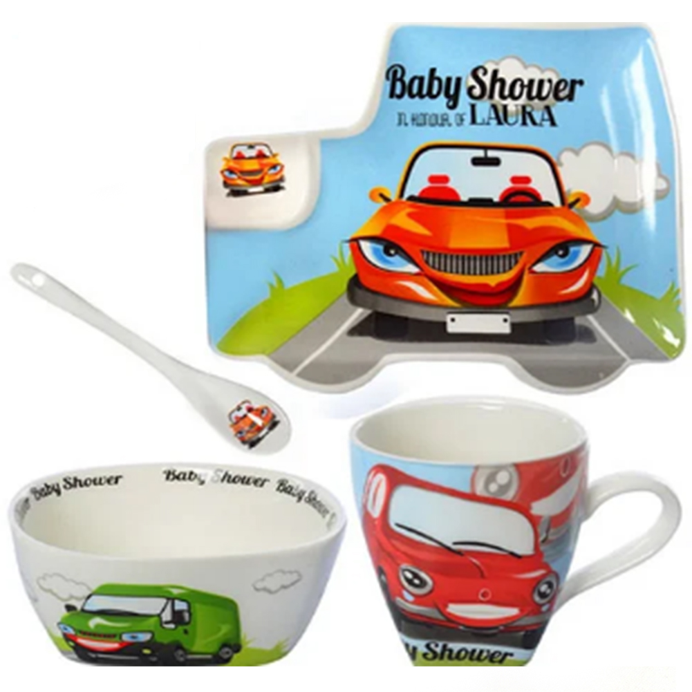 Набор детской посуды Baby Shower 4 предмета (402 CS) Керамика