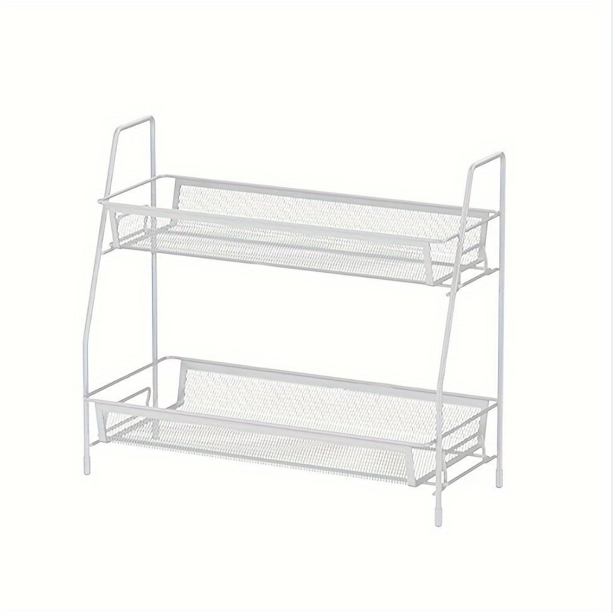 Полка-органайзер для ванной, кухни Storage Rack 2 яруса 31 х 17 х 33 см (TD01324/R33453) (Белый)