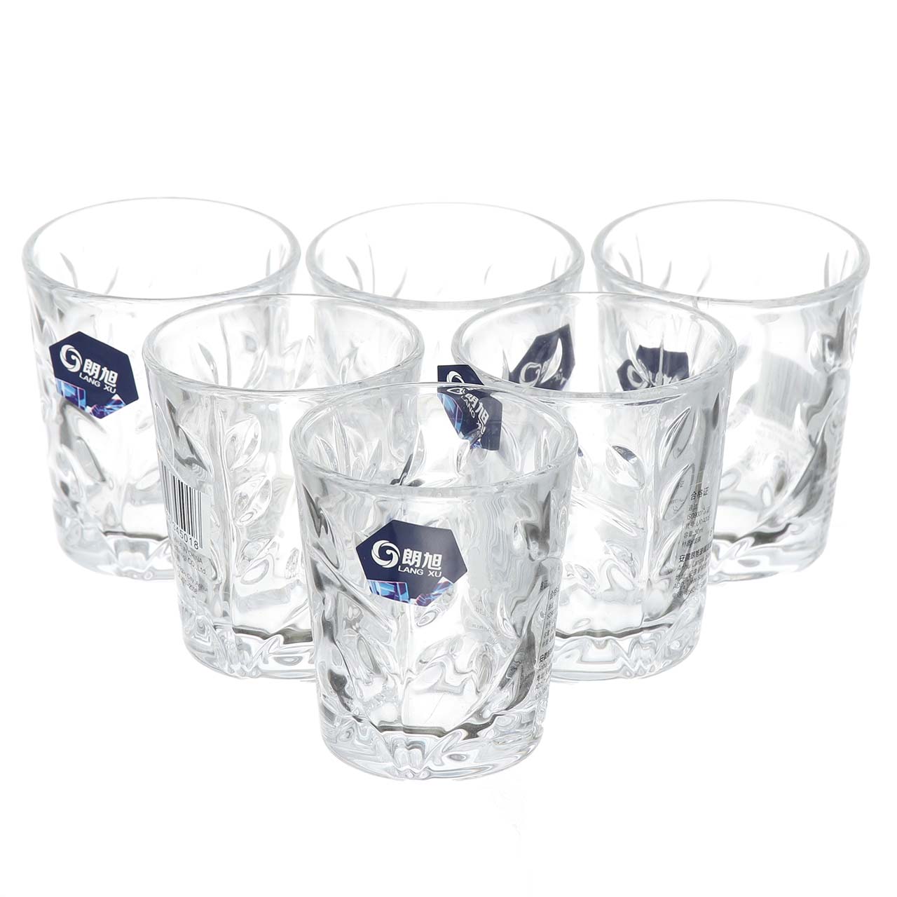 Набір чарок Lang Xu Glass 50 мл 6 шт (4005 LX)