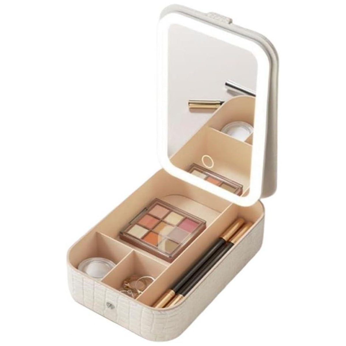 Органайзер дорожный для косметики Makeup Case с зеркалом и LED подсветкой