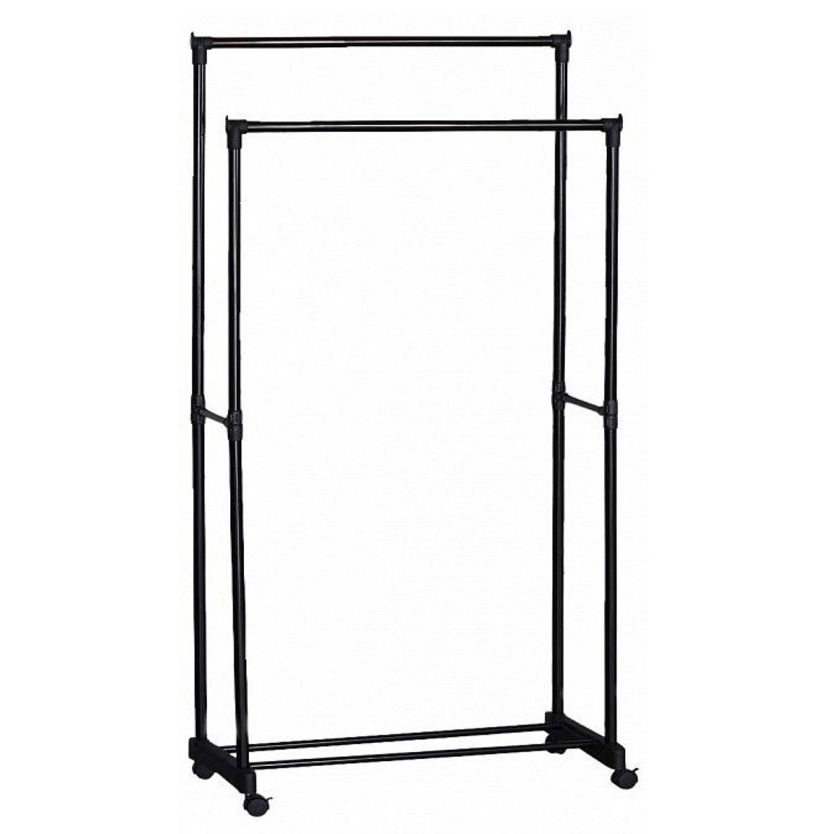 Телескопическая стойка-вешалка для одежды Double Pole Clothes Horse R29746