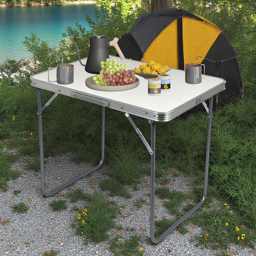 Раскладной стол чемодан для пикника, рыбалки, дачи Folding Table 80 х 60 х 70 см (MH-5311) 