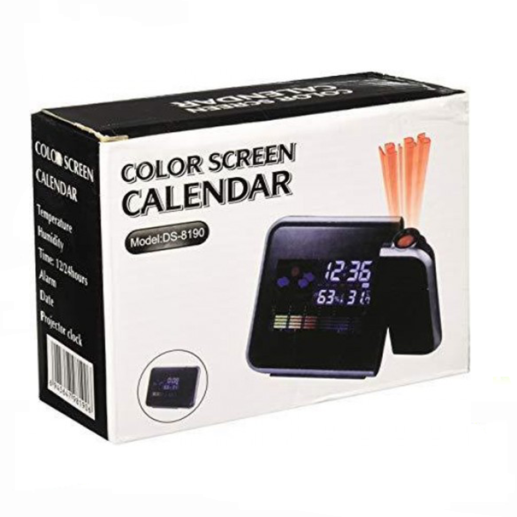 Настольные часы с проектором Color Screen Calendar DS-8190