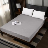 Простынь на резинке KOLOCO 160 х 200+25 см + наволочки 50 х 70 см (38652) Серый