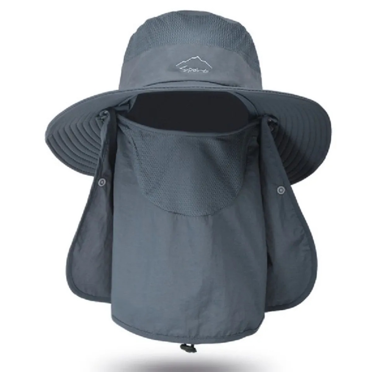 Шляпа с защитой шеи и лица от солнца Sams Fish 58-60 см (SF24291) 
