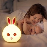 Ночник аккумуляторный силиконовый LED Rabbit Soft Touch 