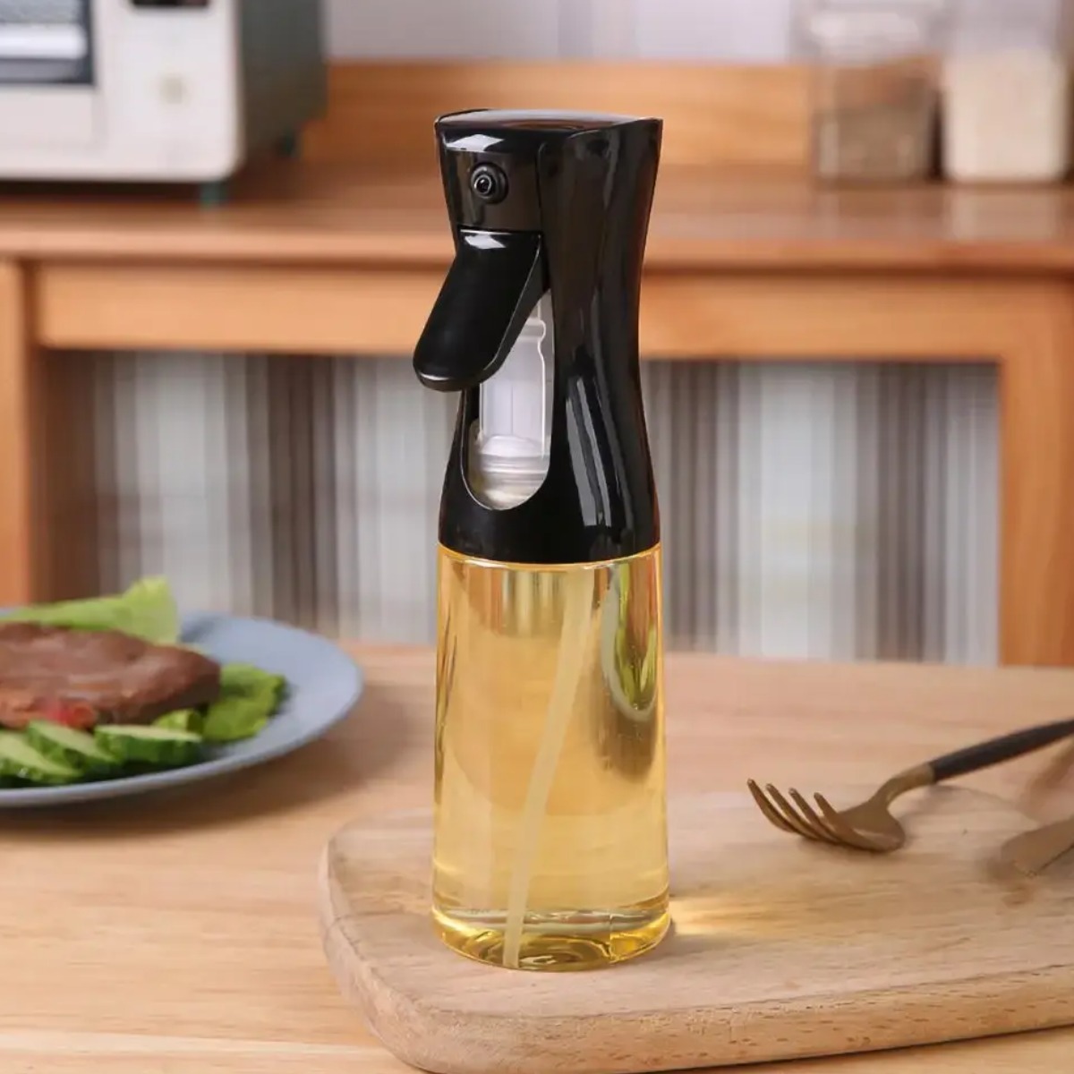 Ємність для олії та оцту з розпилювачем Oil Spray Bottle 200 мл 