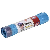 Пакеты для мусора TOP PACK с затяжками 60 л 10 шт (TP4-101-4)
