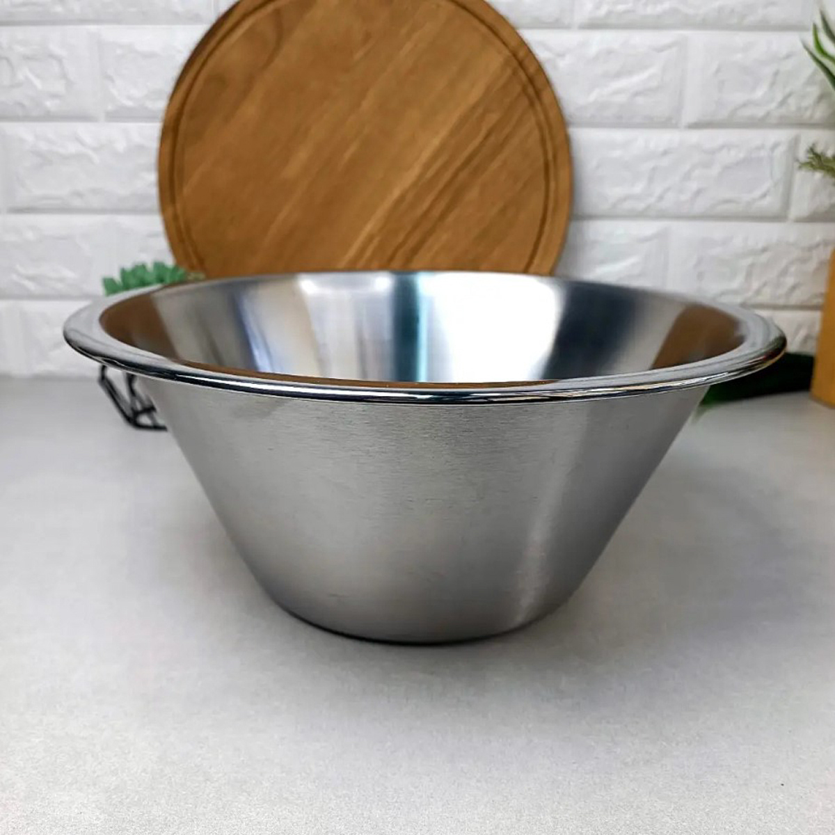 Миска коническая глубокая A-PLUS 4.0 л (0833) Нержавейка