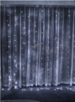 Гирлянда новогодняя Xmas 3 х 2м Штора (W-9) Белая